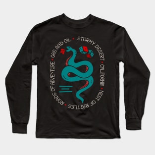 Rattle snake desert california Long Sleeve T-Shirt